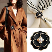 Load image into Gallery viewer, Camellia Scarf Buckle