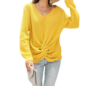 Knotted Knit Sweater