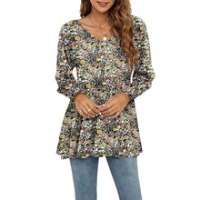 Load image into Gallery viewer, Puff Sleeve Tunic Top