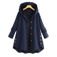 Load image into Gallery viewer, Vintage Solid Casual Tops Long Sleeve Hooded Coat