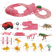 Load image into Gallery viewer, Dinosaur Track Set Toy