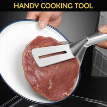 Load image into Gallery viewer, Multifunctional Frying Spatula Steak Clip Double-Sided  Shovel Clip - 304 Stainless Steel