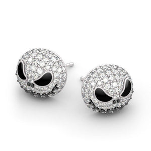 Jack Skull Metal Skull Earrings