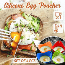 Load image into Gallery viewer, Easy Silicone Egg Poacher (Set of 4)