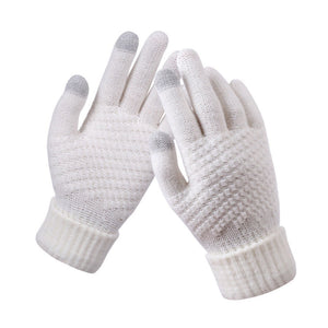 Jacquard Thick Touch Screen Gloves
