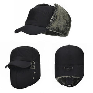 Unisex windproof & warm & ear protection & face protection hat