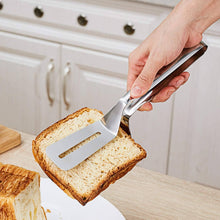 Load image into Gallery viewer, Multifunctional Frying Spatula Steak Clip Double-Sided  Shovel Clip - 304 Stainless Steel