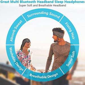 🎊Wireless Bluetooth Noise Cancelling Headphones Headband for Sports and Sleep