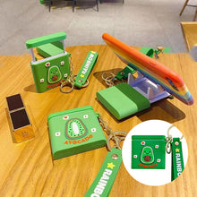 Load image into Gallery viewer, Cute Avocado Keychain
