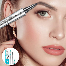 Load image into Gallery viewer, 3D Waterproof Microblading Eyebrow Pen 4 Fork Tip Tattoo Pencil