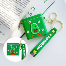 Load image into Gallery viewer, Cute Avocado Keychain