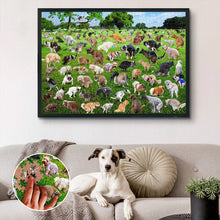 Load image into Gallery viewer, 1000 Piece Puzzle, 101 Pooping Puppies, Dogs Pooping Puzzle