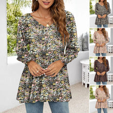 Load image into Gallery viewer, Puff Sleeve Tunic Top