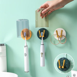 Toothbrush Holder Nail-Free Sticky Hook