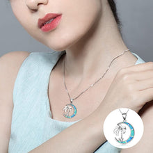 Load image into Gallery viewer, Blue Moon Palm Necklace