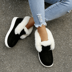 Soft-soled Plush Anti-slip Low-top Boots