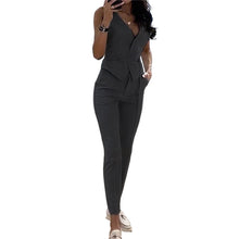 Load image into Gallery viewer, Sexy Vest Pencil Pants Two Piece Set