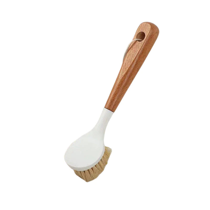 Wooden Handle Pan Brush