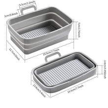 Load image into Gallery viewer, Foldable Air Fryer Silicone Baking Tray