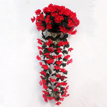 Load image into Gallery viewer, Simulated Violet Hanging Basket