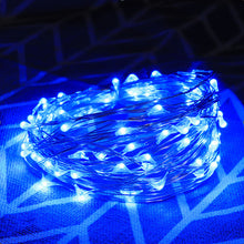 Load image into Gallery viewer, Christmas USB remote control copper wire light string