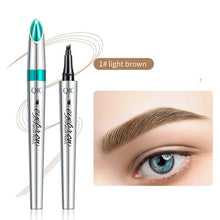 Load image into Gallery viewer, 3D Waterproof Microblading Eyebrow Pen 4 Fork Tip Tattoo Pencil