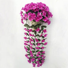 Load image into Gallery viewer, Simulated Violet Hanging Basket