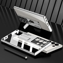 Load image into Gallery viewer, Samsung S23 Plated Stand Phone Case
