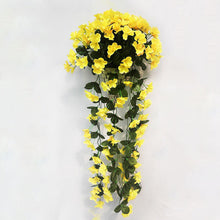 Load image into Gallery viewer, Simulated Violet Hanging Basket