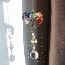 Load image into Gallery viewer, Crystal Wind Chime Tree Of Life Suncatcher